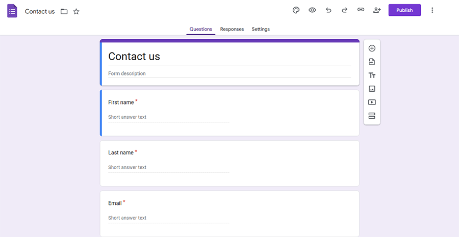 Google Forms Online Form Builder