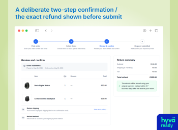 Two-step withdrawal confirmation - Magento 2 EU Withdrawal